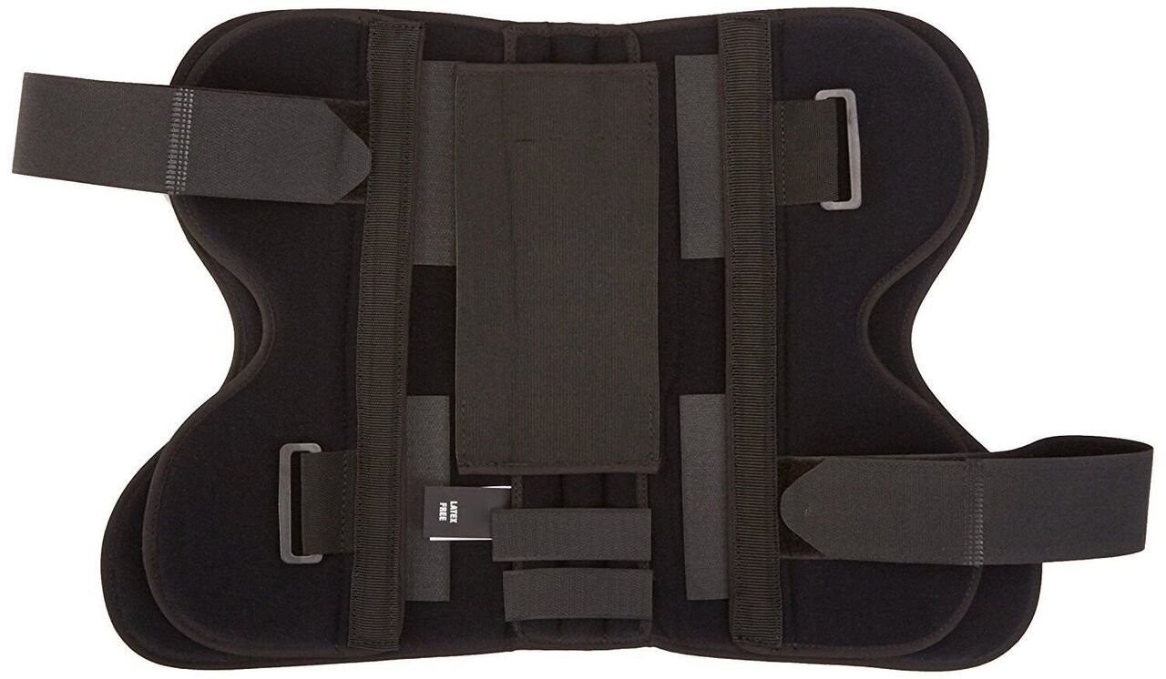 76659 Tri-Panel Knee Immobilizer for Recovery, Knee Fractures, 18″, Universal…