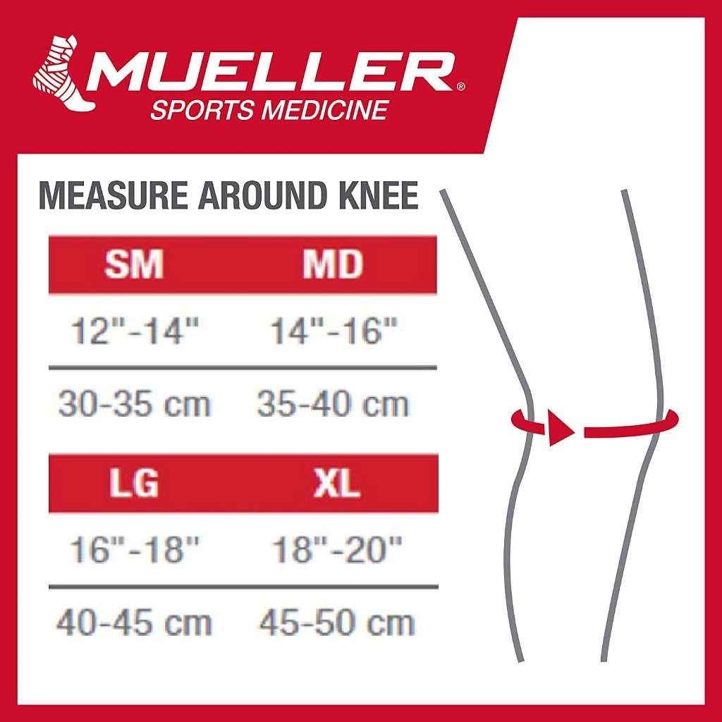 MLR Sport Care Comfort Closed Patella Knee Sleeve Fits Left Or Right Black Small