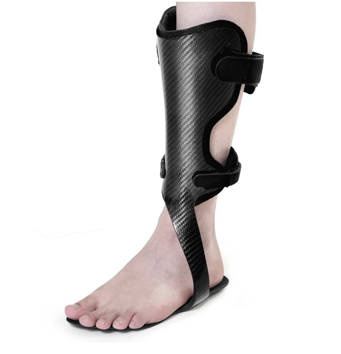 Estinko Carbon Fiber AFO Foot Drop Brace LEFT LARGE Ankle Support Walking Aid