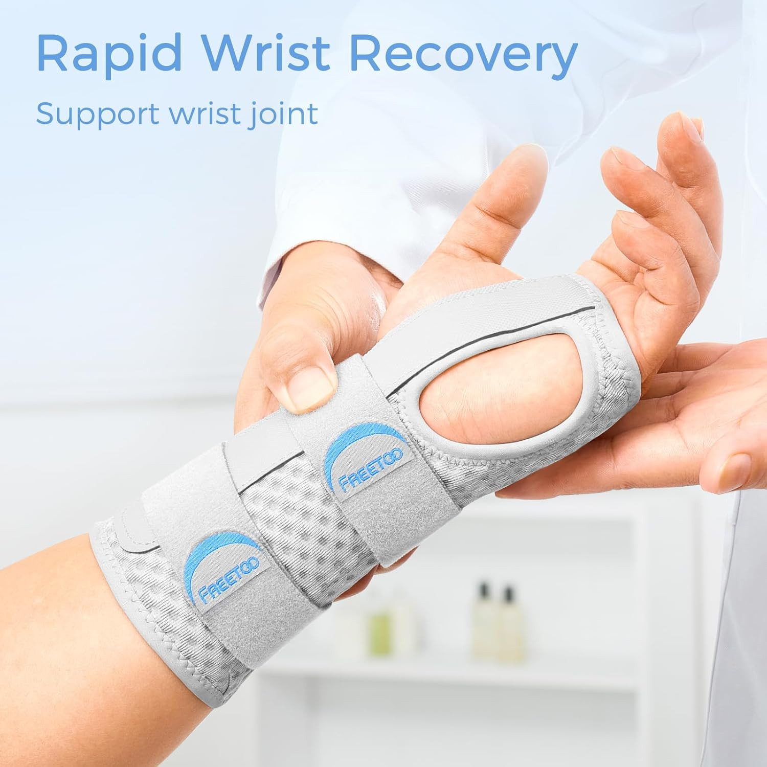 Reversible Carpal Tunnel Wrist Brace for Tendonitis for Men Women,Wrist Splint R