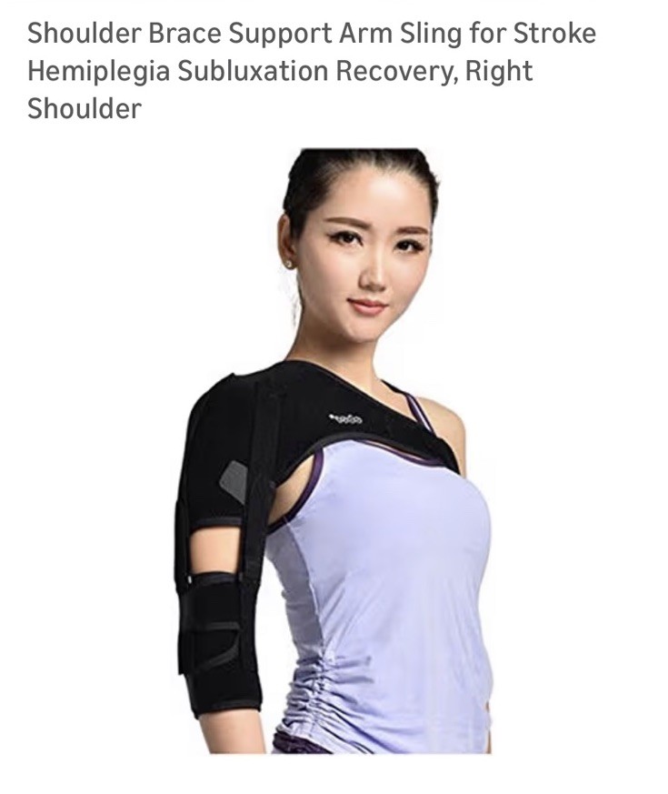Shoulder Brace Support Arm Sling for Stroke Hemiplegia Subluxation Recovery