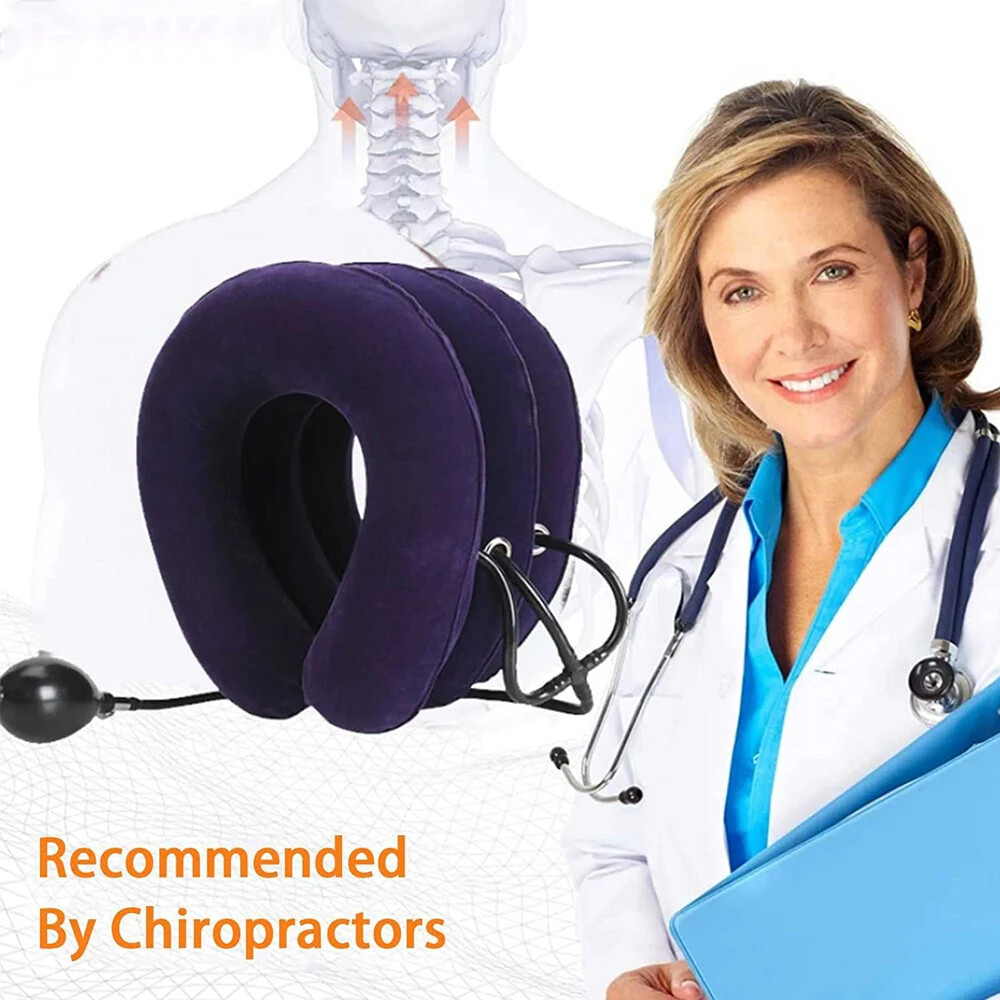 Cervical Neck Traction Device,Relief for Chronic Neck & Shoulder Alignment Pain
