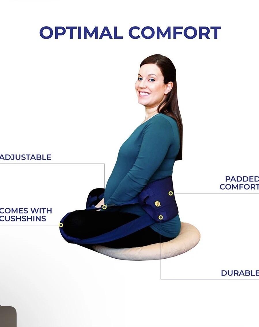 Backup With Cushshins Premium Back Support System Convertible EUC
