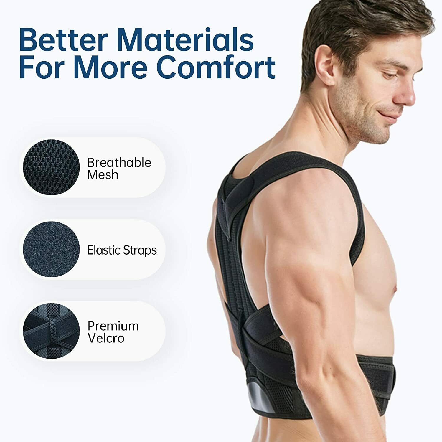 Posture Corrector Back Support Brace Orthosis Scoliosis Spine Pain Relief