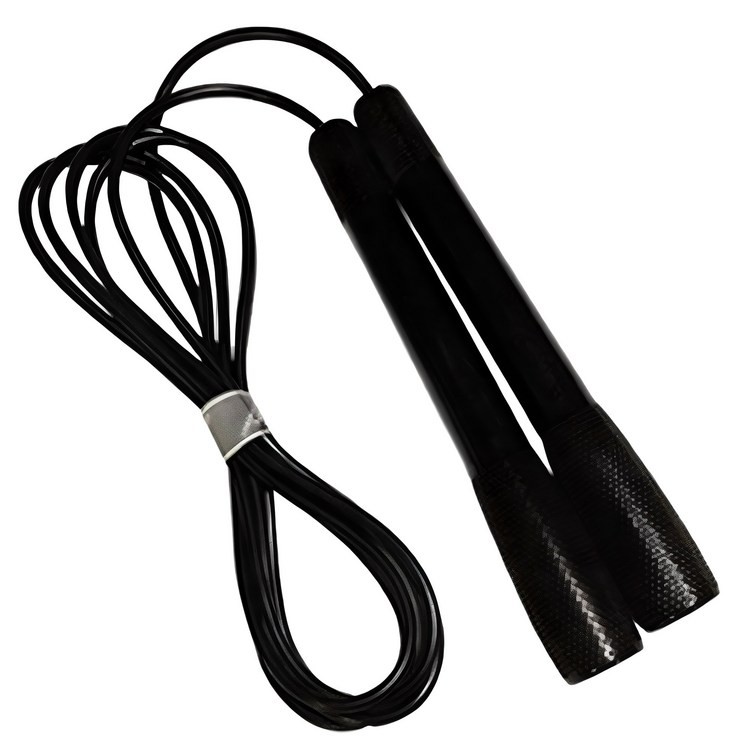 Naria Slim Jump Rope + Storage Bag, Black, 1 Set