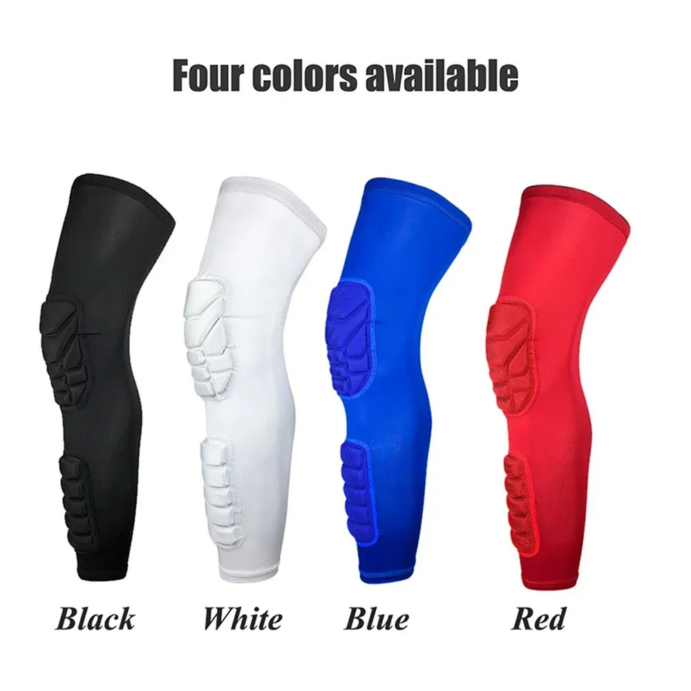 2Pcs Knee Calf Padded Leg Thigh Compression Sleeve Sports Protective Gear Shin B