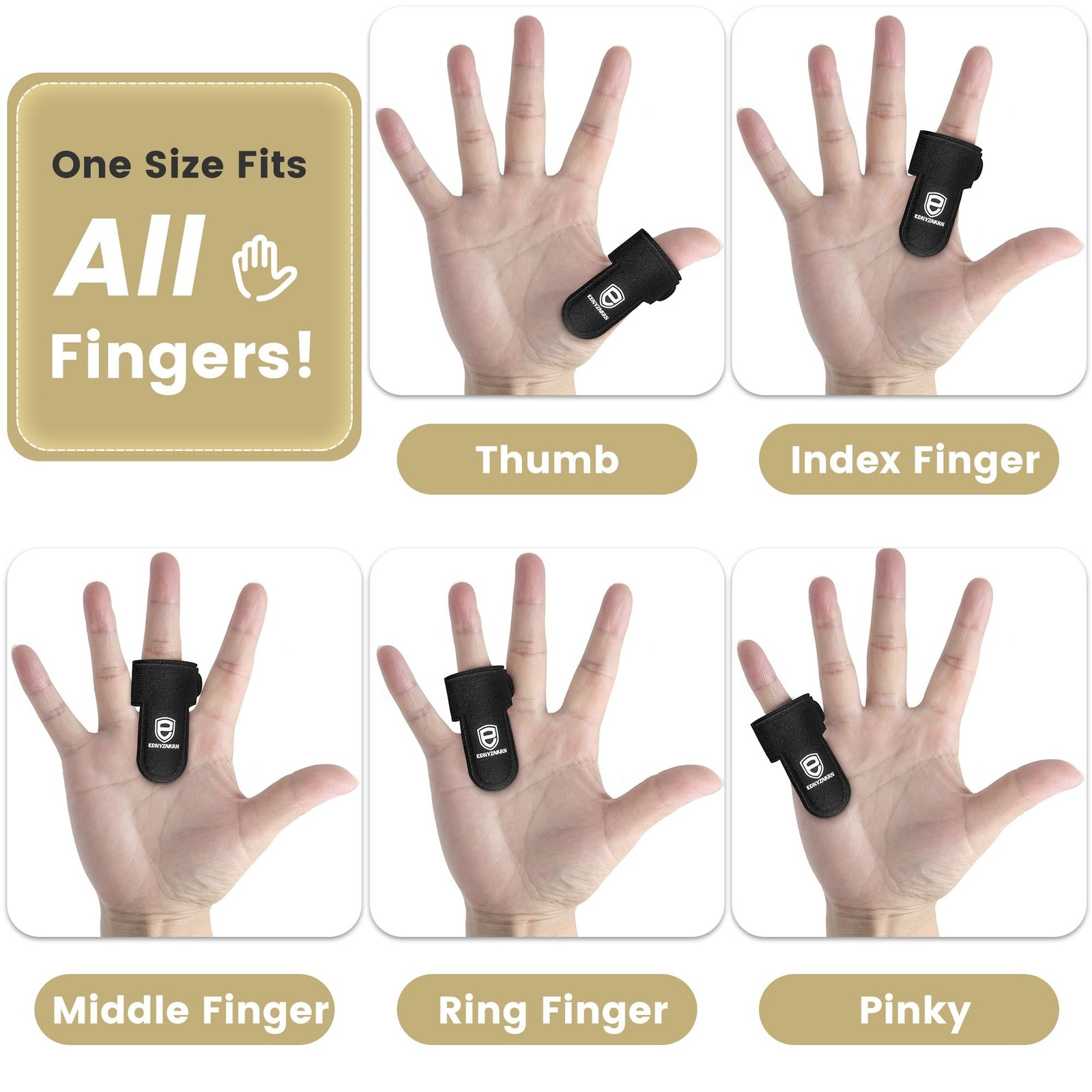 2Pcs Trigger Finger Splint, Finger splints for Thumb, Index, Middle, Ring and…