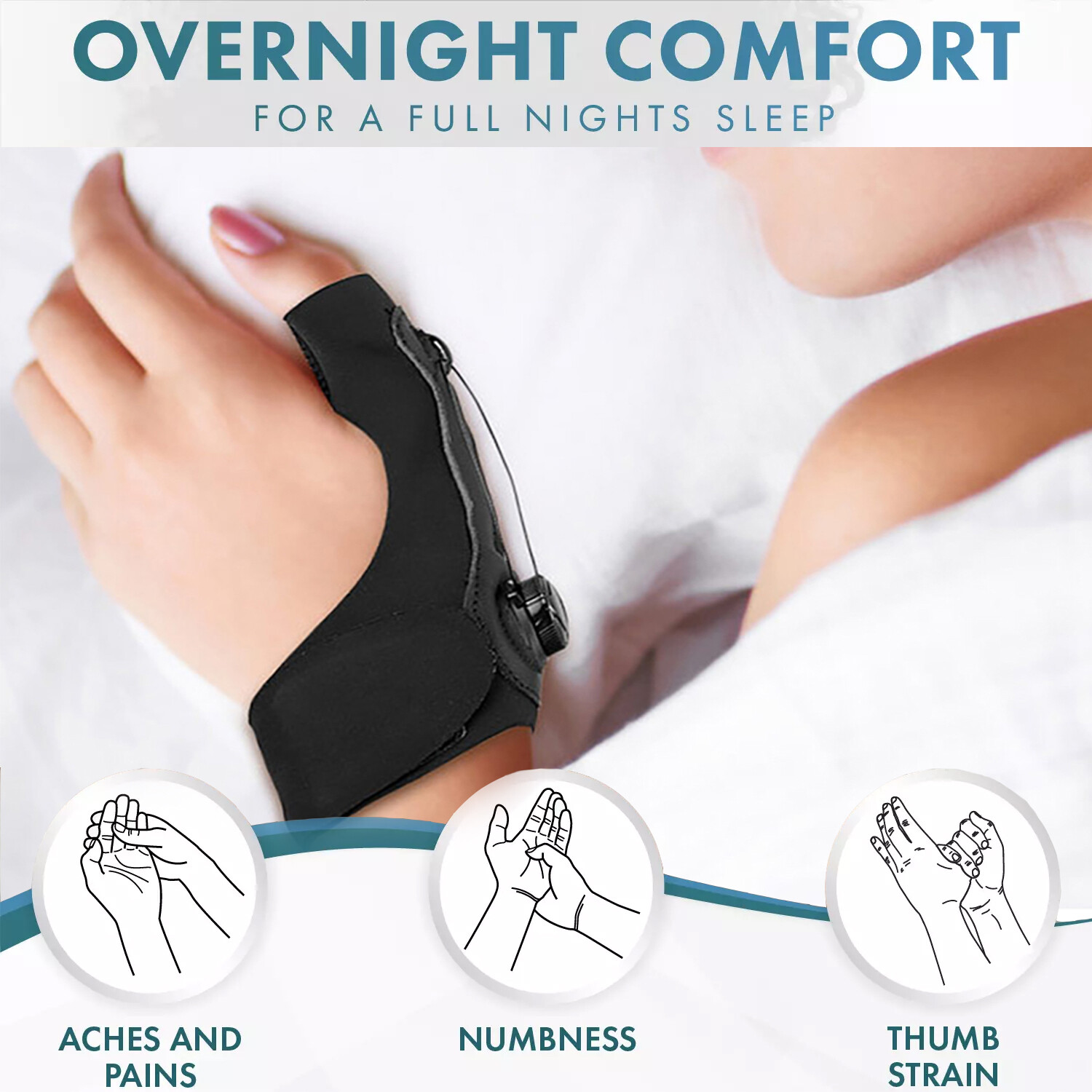 Universal Thumb Splint Support Brace Left Right Wrist Hand Support Pain Relief