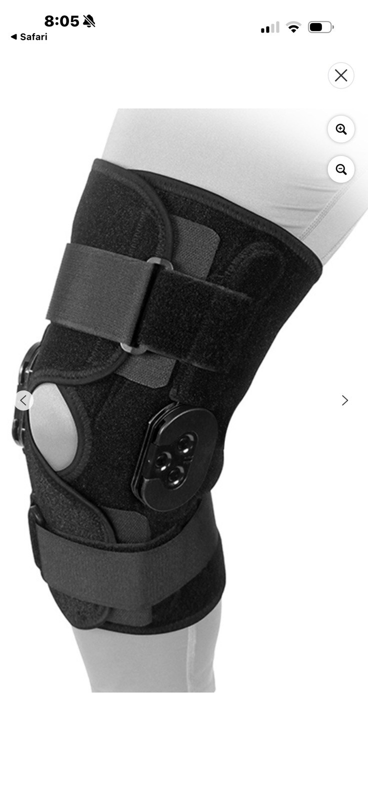 Hinge Knee Brace ISO-KN209 Size Universal NEW [ISO Preferred] OA Dual ROM