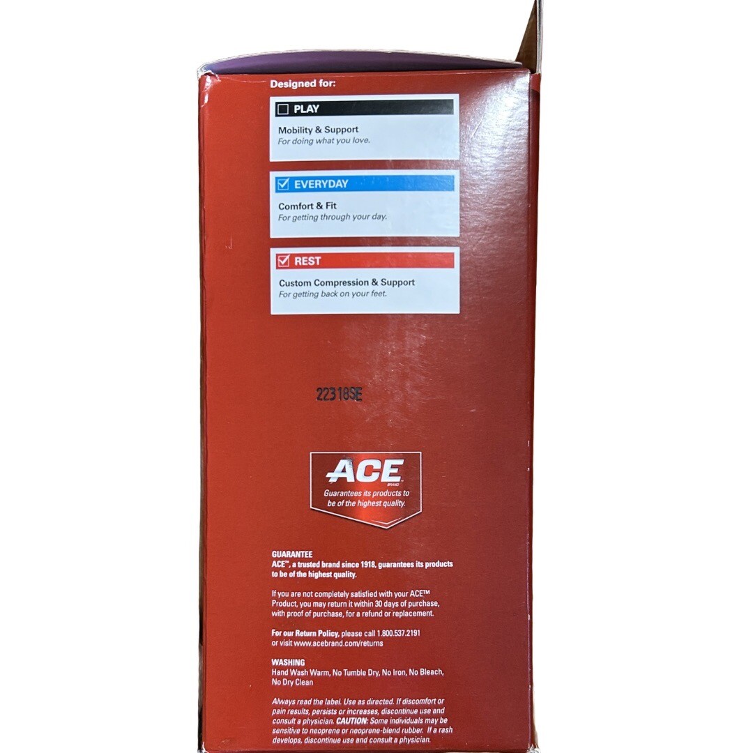 ACE Deluxe Back Stabilizer With Lumbar Support Adjustable
