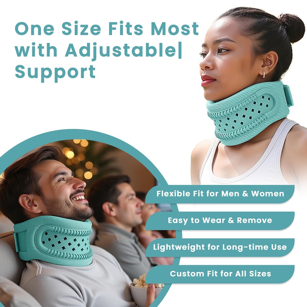 1pc Durable Silicone Material Comfortable Neck Support for Neck Pain and Support