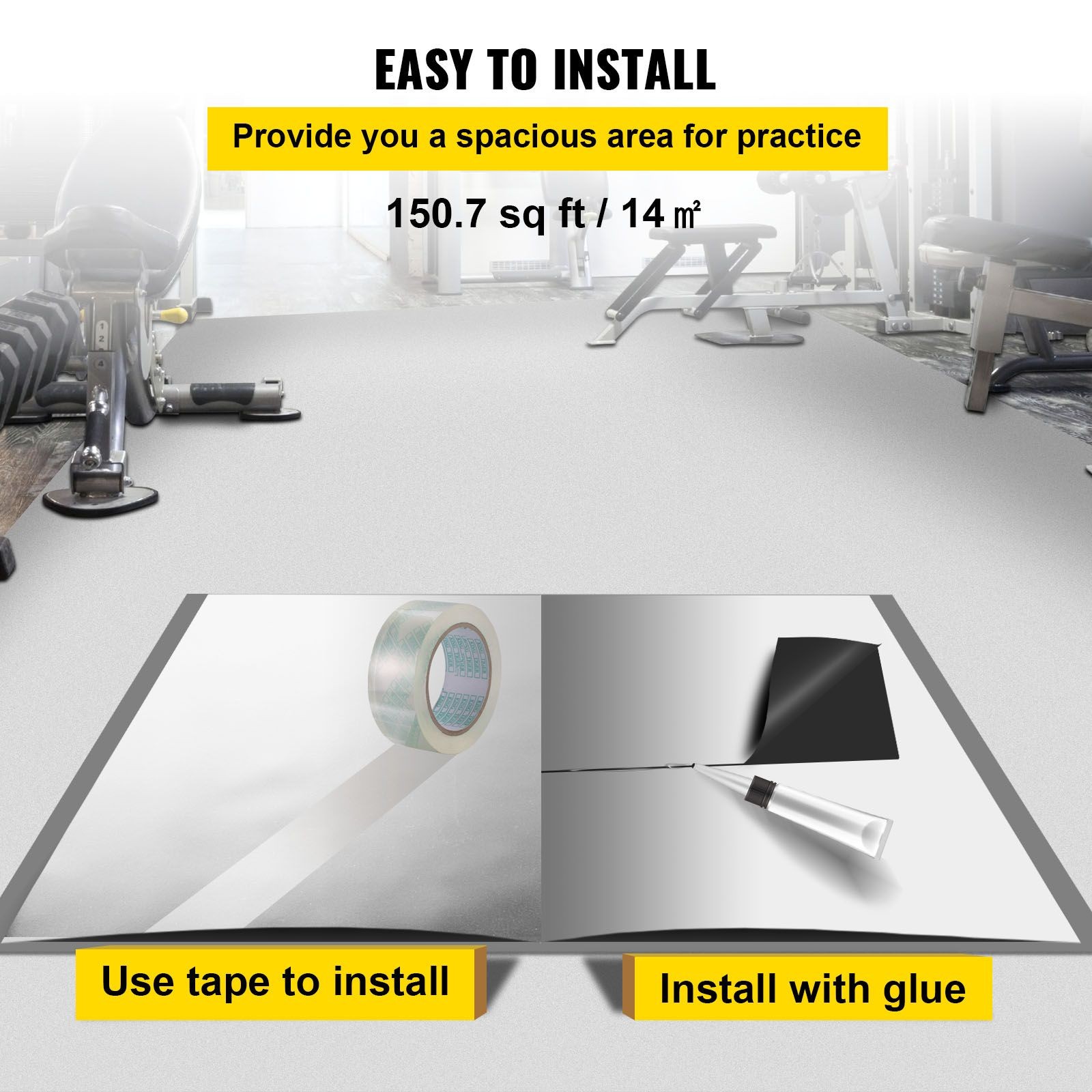 Dance Floor, 6.6x23ft Dance Floor Roll, 0.06in Thick PVC Vinyl Dance Floor
