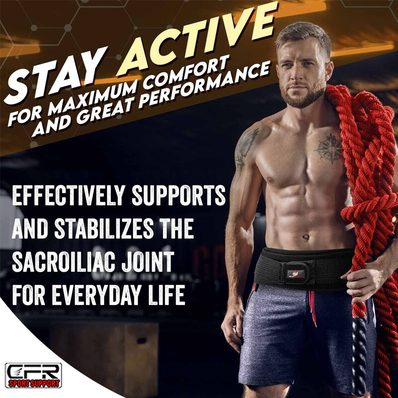 Pelvic Lower Back Hip Support Sacroiliac Belt Si Joint Pain for Women Men BML
