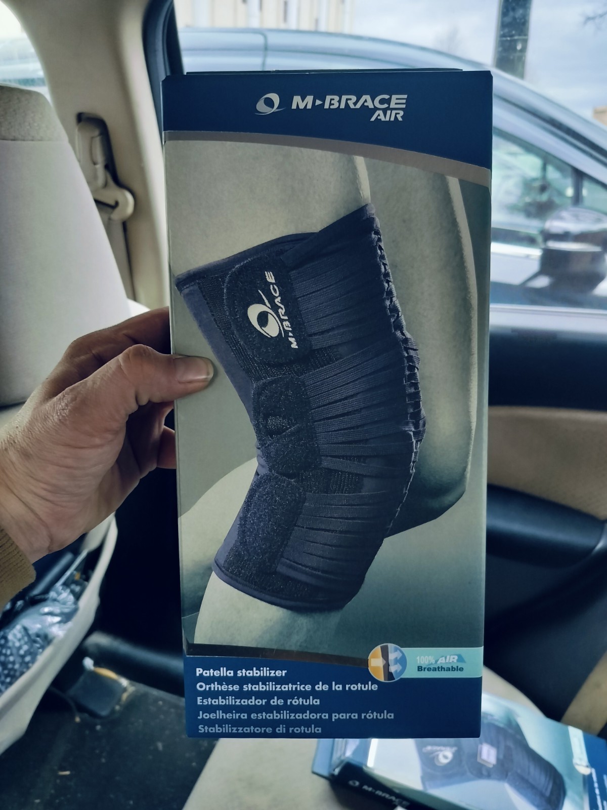 M-Brace Air Vega Plus Patella Stabilizer Knee Brace #40 XL