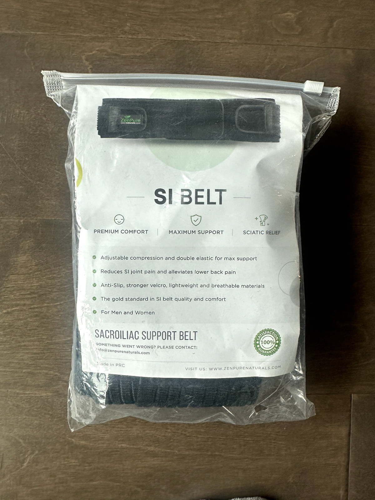 SI Belt Sacroiliac Lumbar Hip Support Brace Lower Back Pain Relief Sciatica