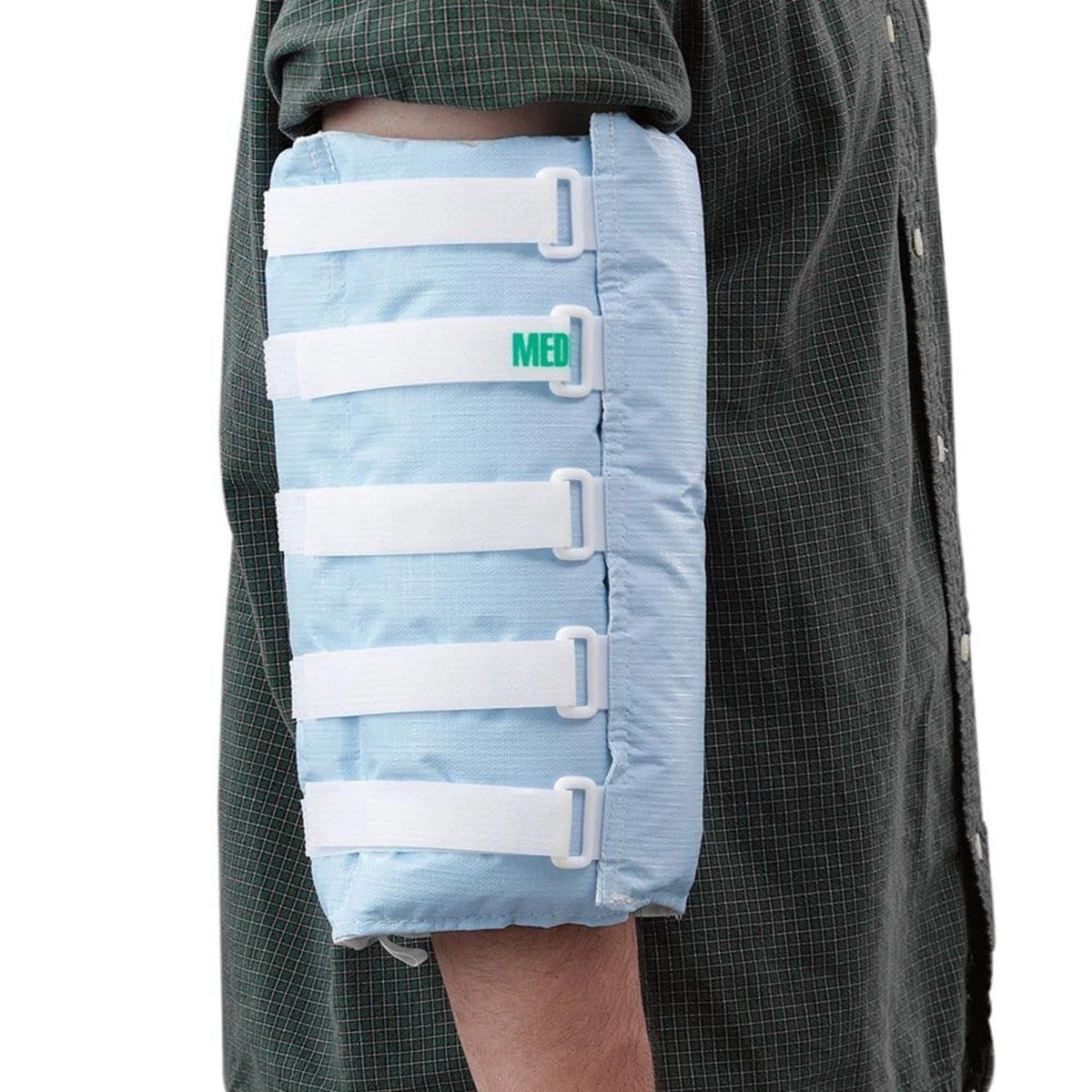 Posey Freedom Splint 8168L Large Arm Immobilizer Elbow Support Brace Blue
