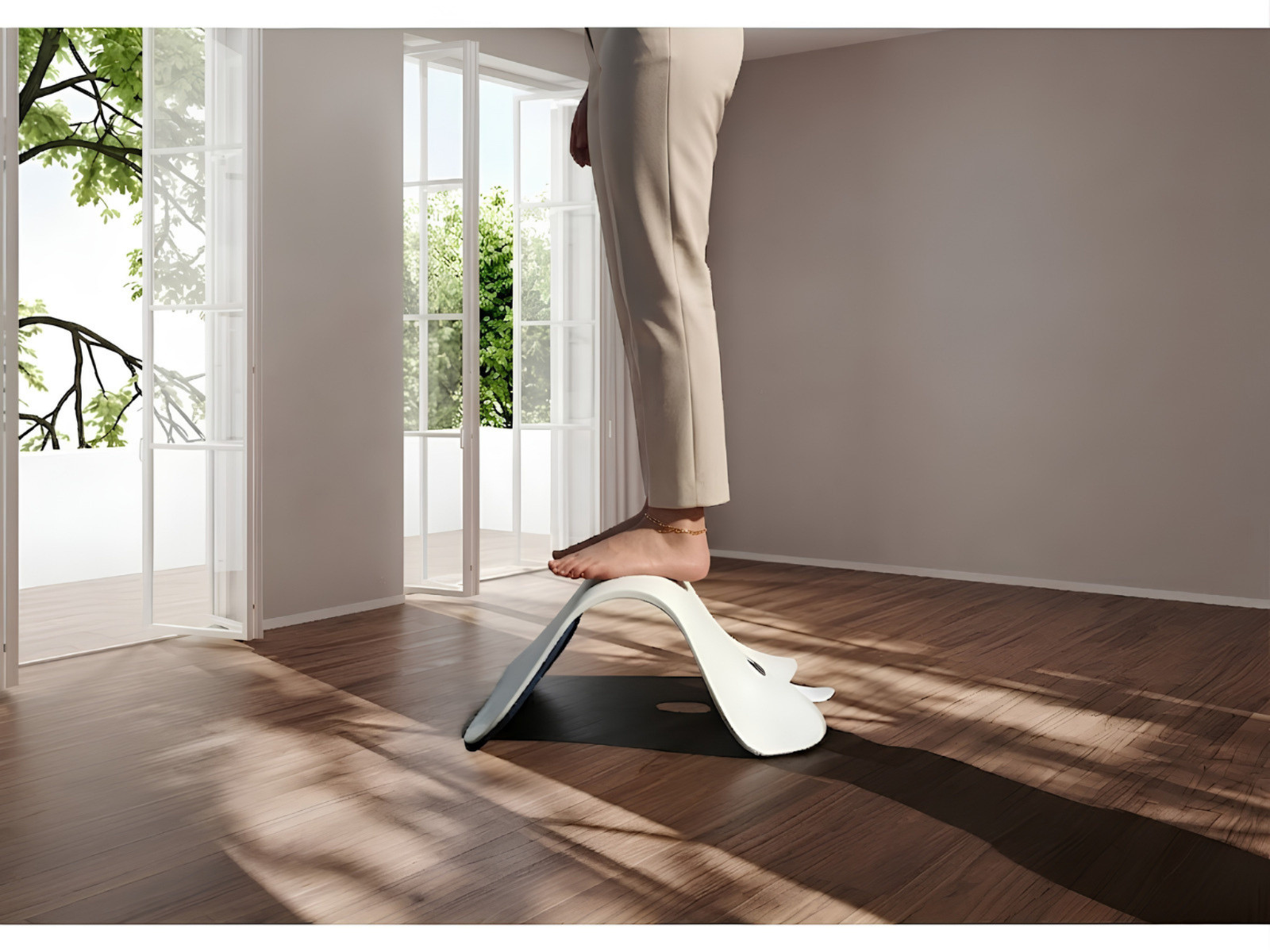 Blue Ergonomic Lumbar Support | Back Support with 6-Region Pressure Reliever