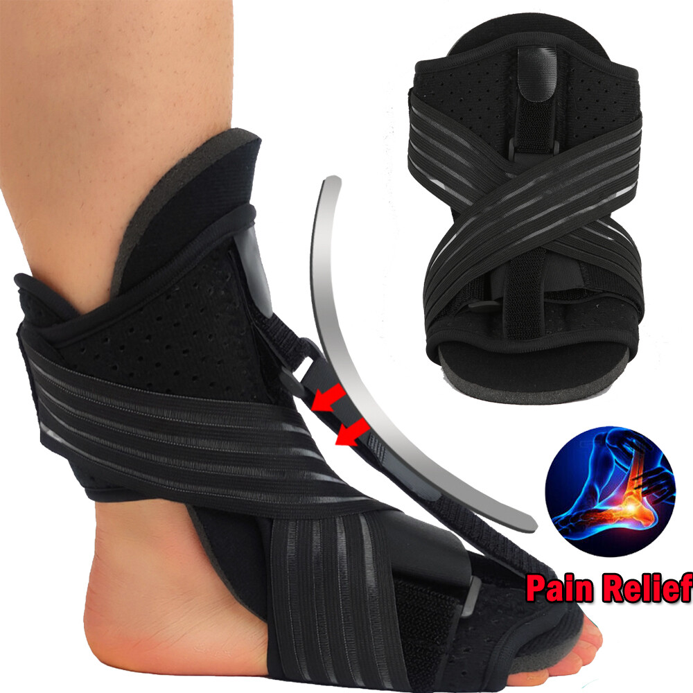 Plantar Fasciitis Night Splint Drop Foot Pain Relief Ankle Brace Support Straps