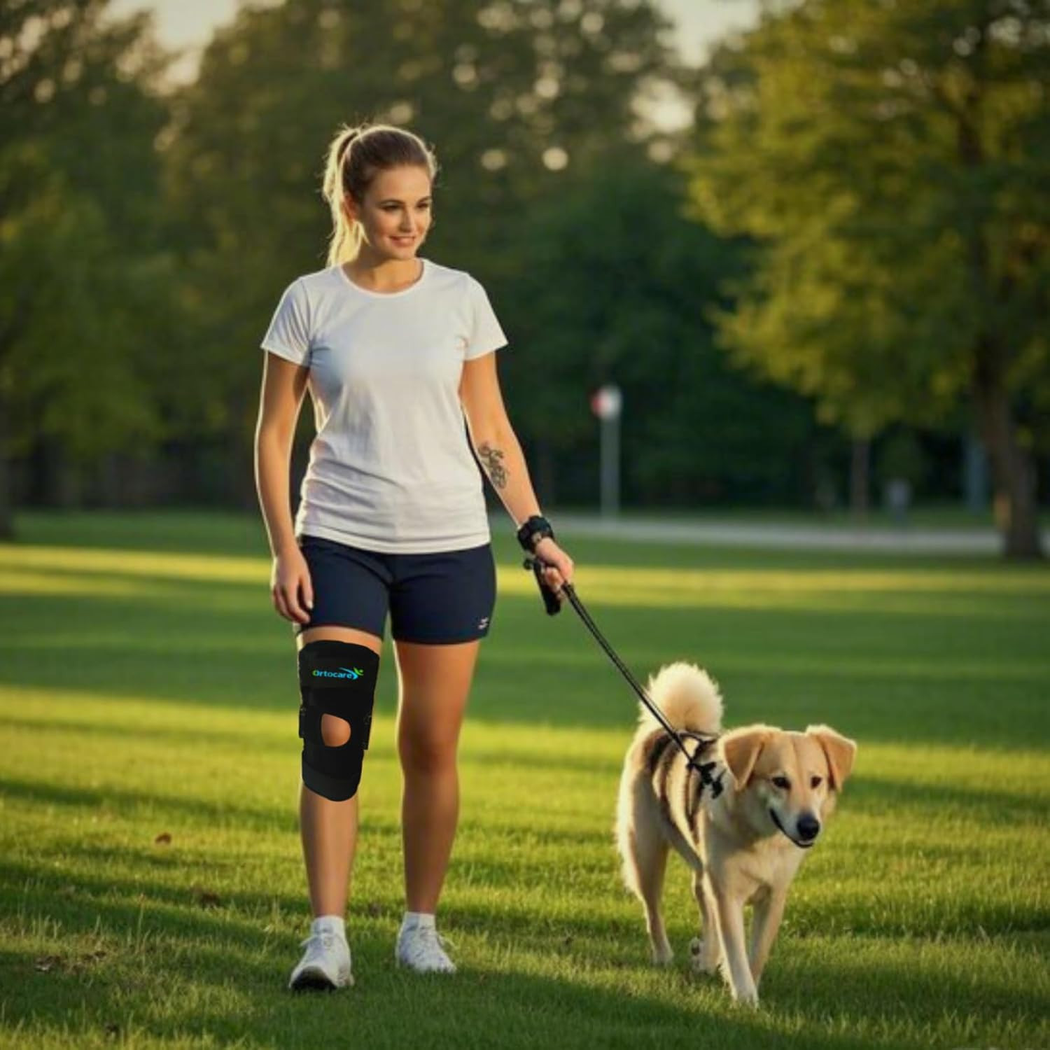 Hinged Knee Brace – ACL Support with Stabilizers for Injury Recovery