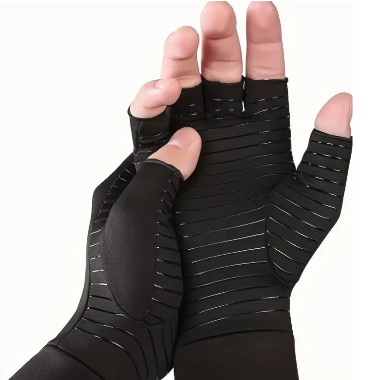 Copper Arthritis Compression Gloves Hand Support Pain Relief Joint Self Care