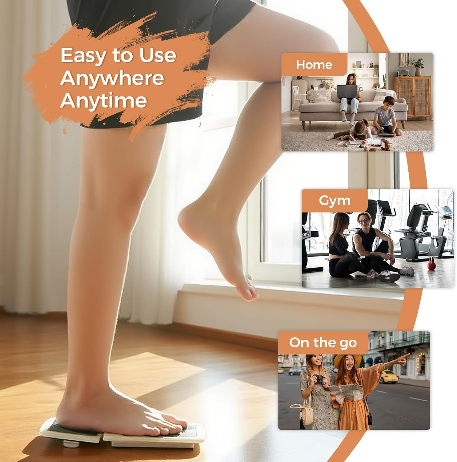 Wooden Ankle Foot Exerciser – 80+ Training Modes for Injury Recovery & Balance