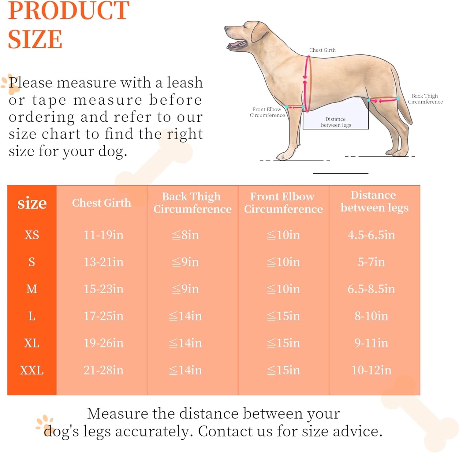 Furtent Dog Lift Harness with Handle – Dog Support Harness Medium