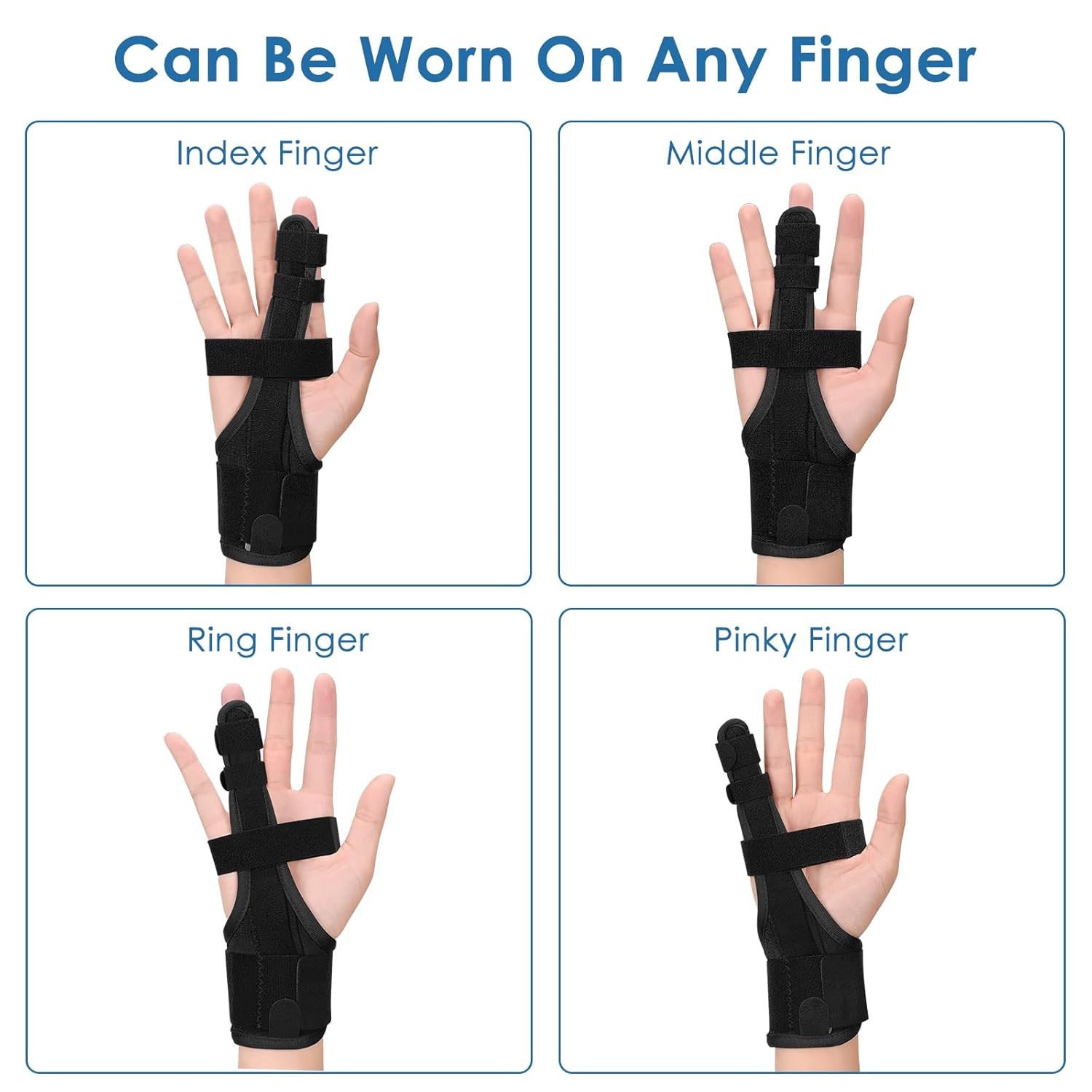 Full Trigger Finger Splint – Hand and Wrist Brace Support for Sprains, Pain Reli