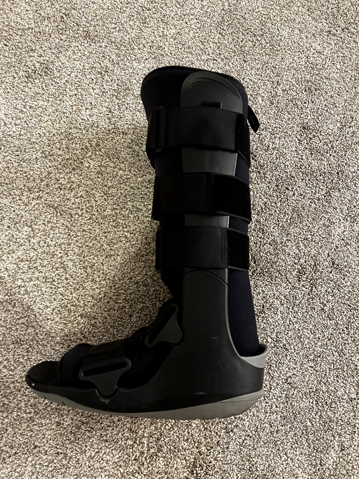 BREG Walking Boot Medical High Top Metal Ankle Surgery Brace Size (L) Large