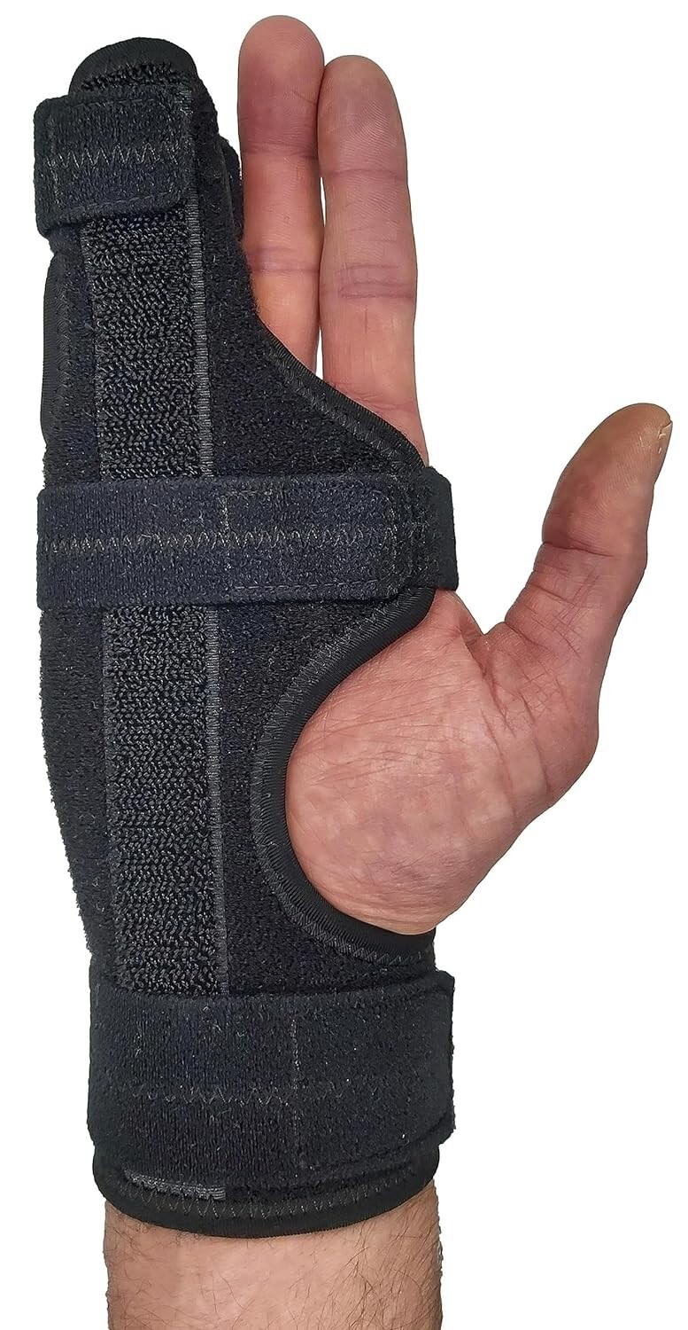 Premium Adjustable Finger Splint for Quick Recovery – Right Hand, Small/Mediu…