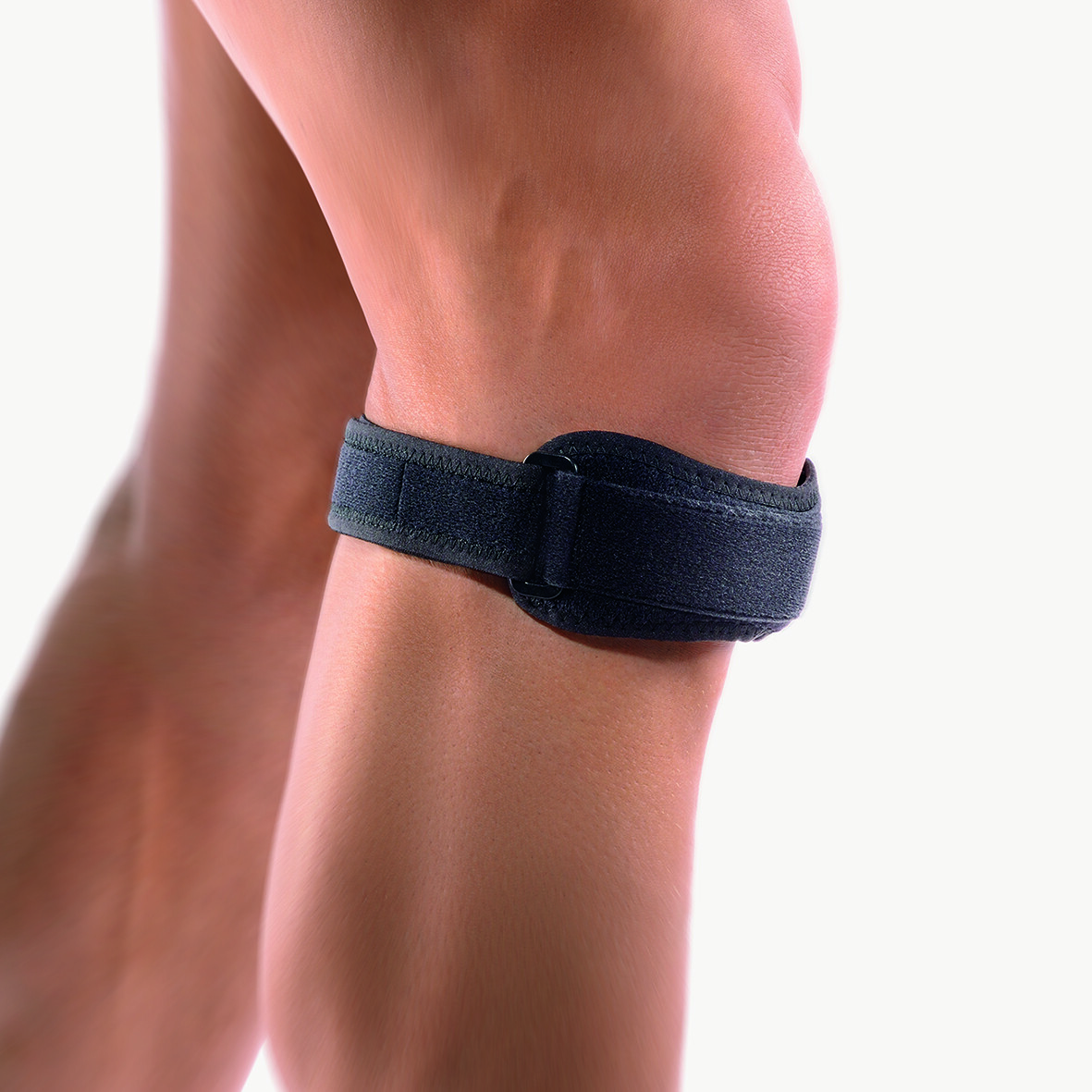 Bort 114010 Patella Tendon Strap Knee Strap with 1 Silicone Pad, Running, Sports