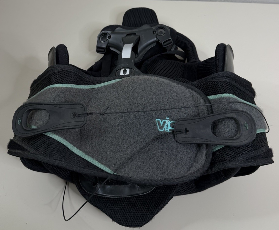Aspen Horizon 464 TLSO Large Adjustable Back Brace Black GUC