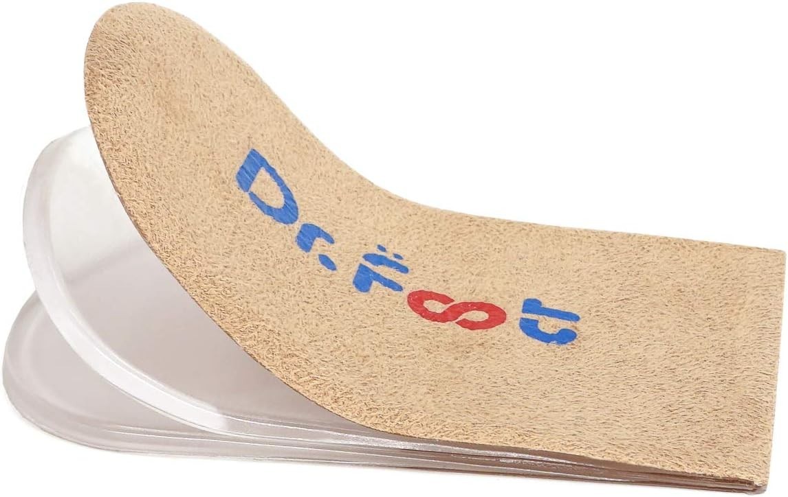Dr.Foot Adjustable Heel Lift Inserts – Relief for Heel Pain & Height Increase
