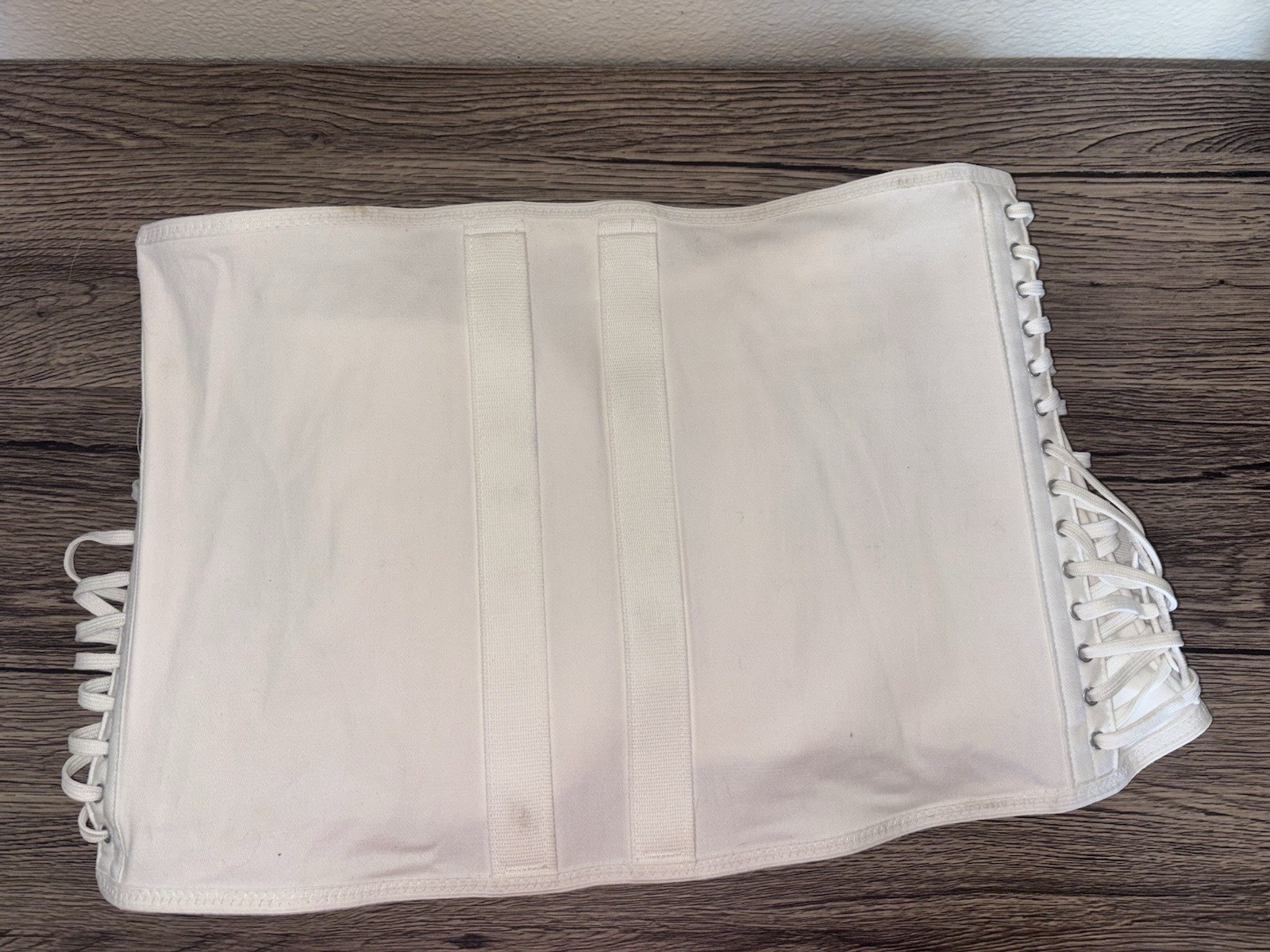 Vintage Freeman 571 Lumbosacral Support Corset Back Brace White XL Steampunk