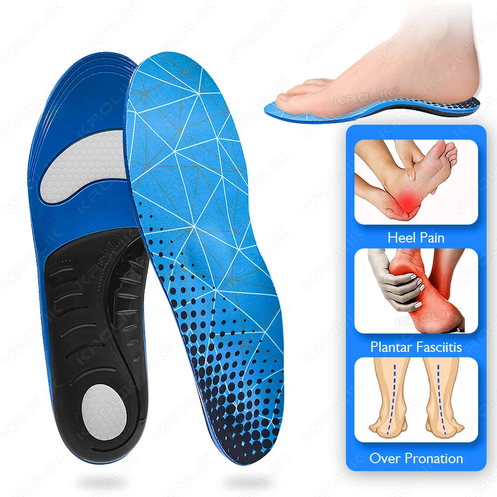 Arch Support Orthopedic Insoles For Shoes Comfortable and Soft Flat Feet Insoles