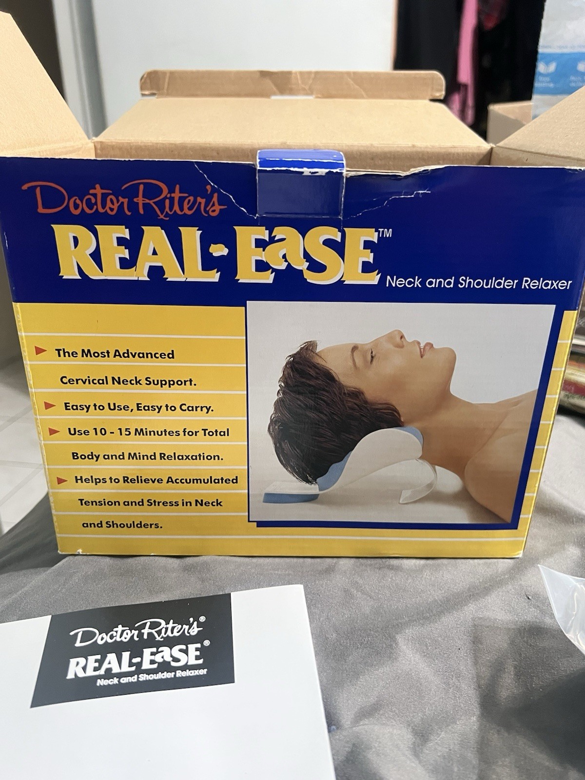 Doctor Riter’s Real Ease Neck Shoulder Relaxer Cervical Support ‘New & Improved’