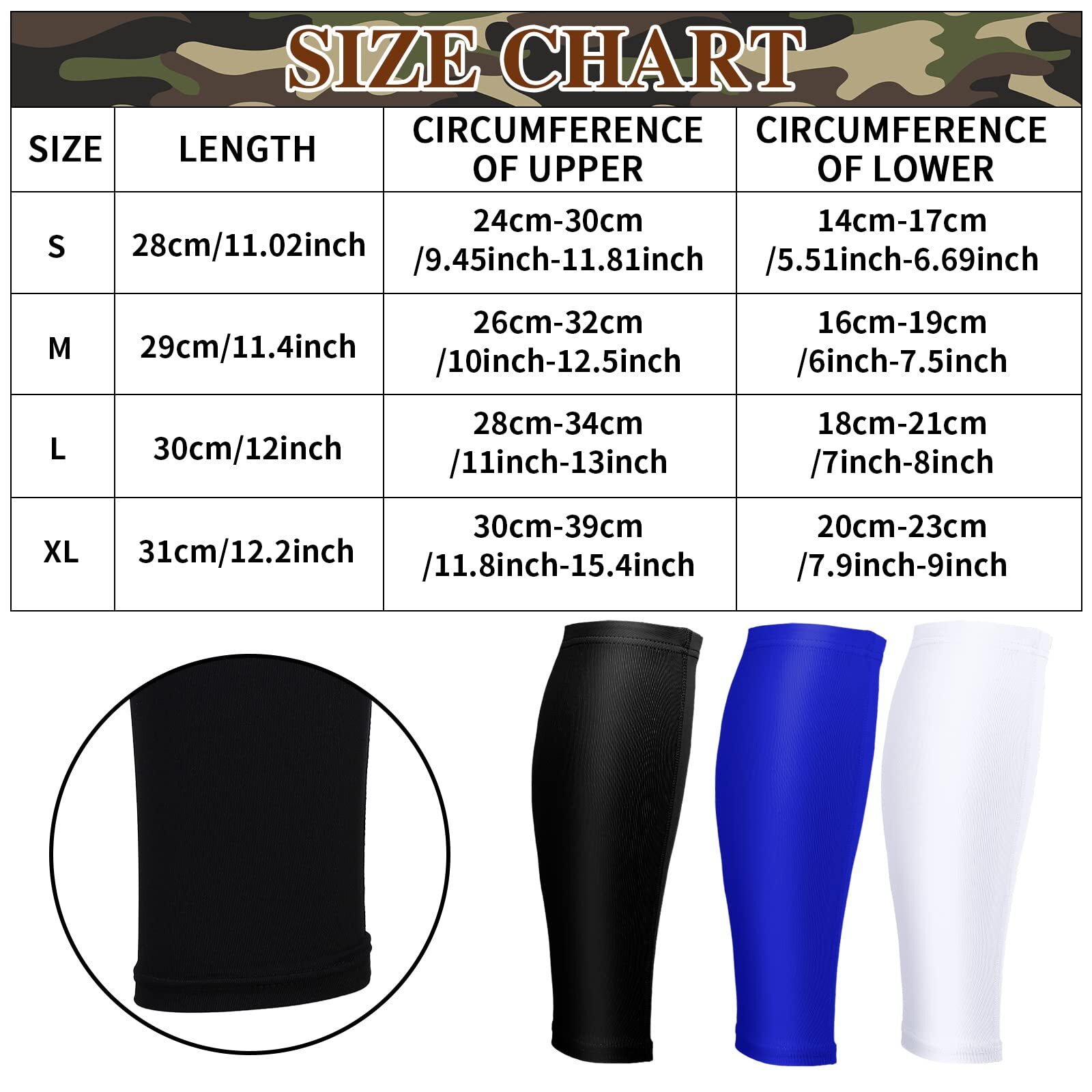 3 Pairs Calf Compression Sleeves for Men And Women Football Leg Sleeve Footle…