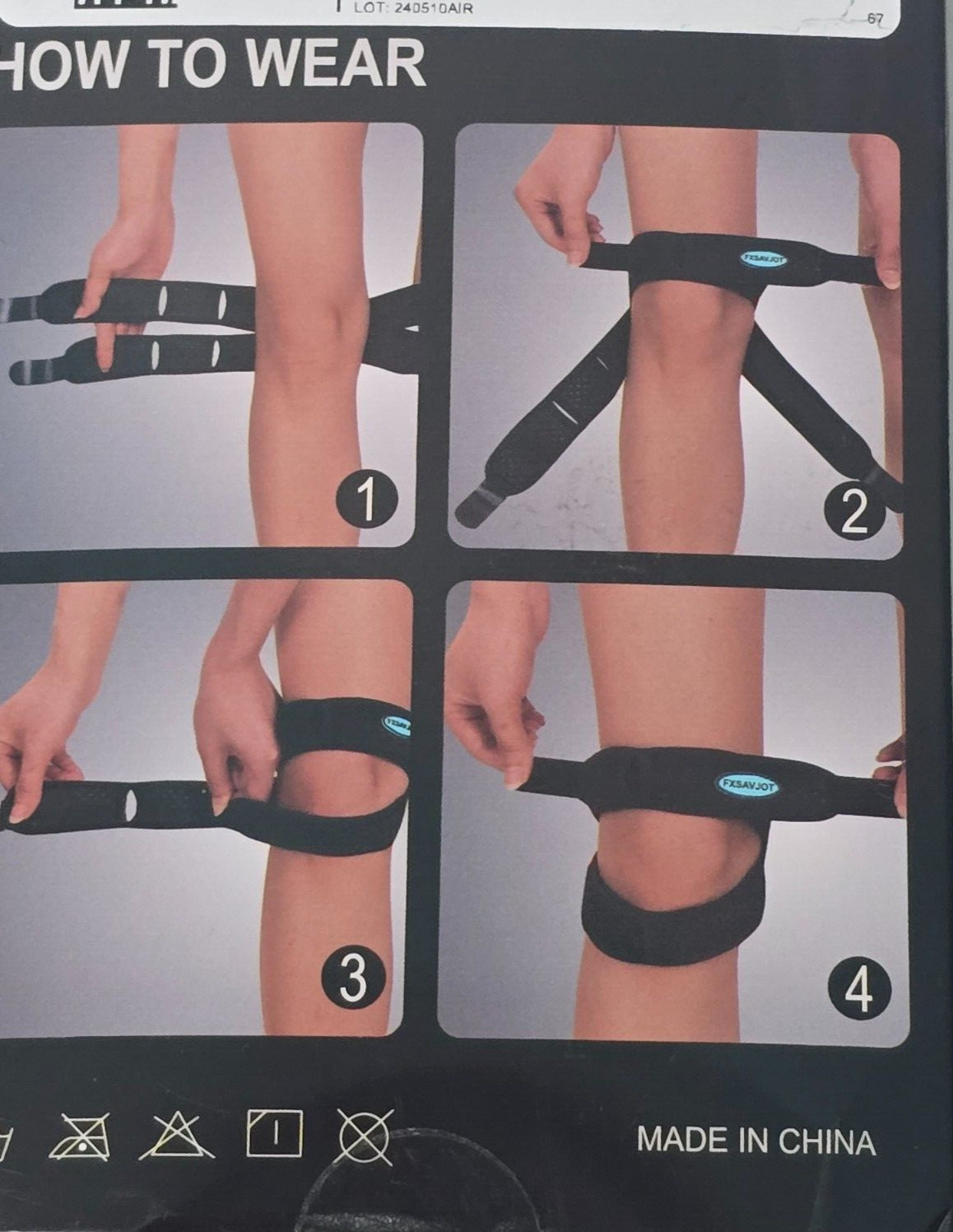 FXSAVJOT Patella Knee Brace for Pain Relief, Medical Knee Support
