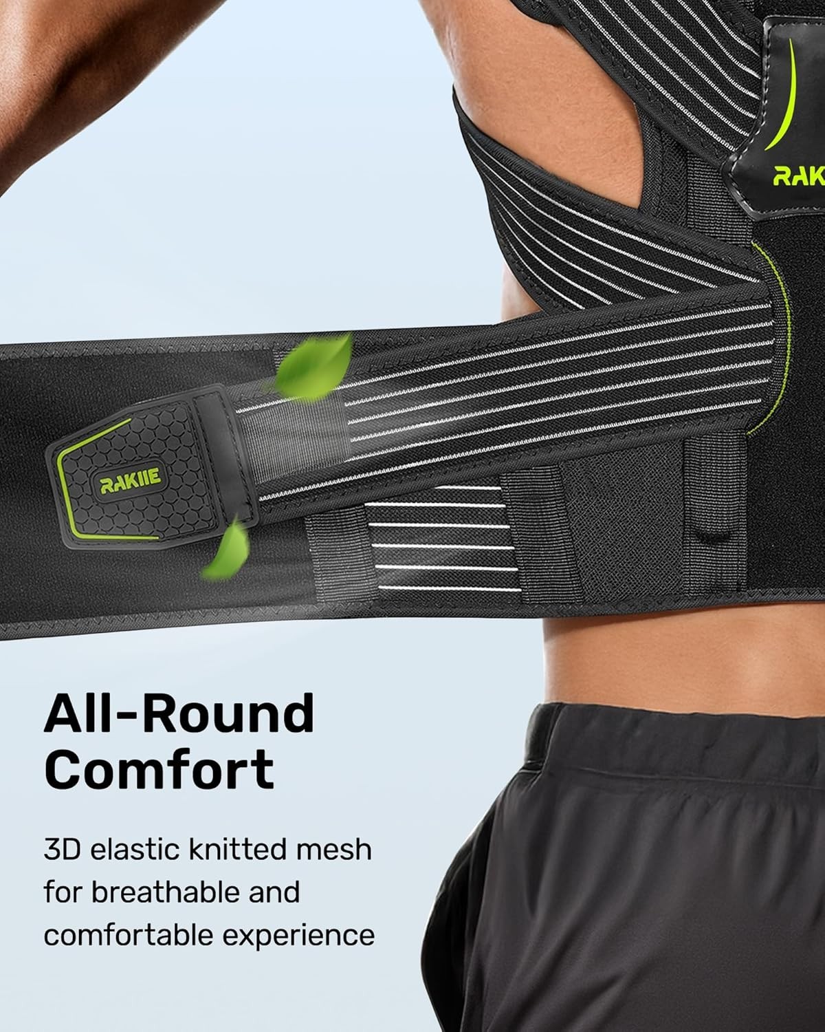Posture Corrector with Enhanced Support – Size Medium (Upper Waist: 35.4″-41.3″)