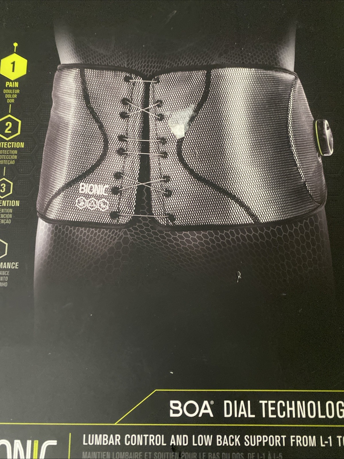 DonJoy Performance Bionic Reel-Adjust Back Brace for Back Support