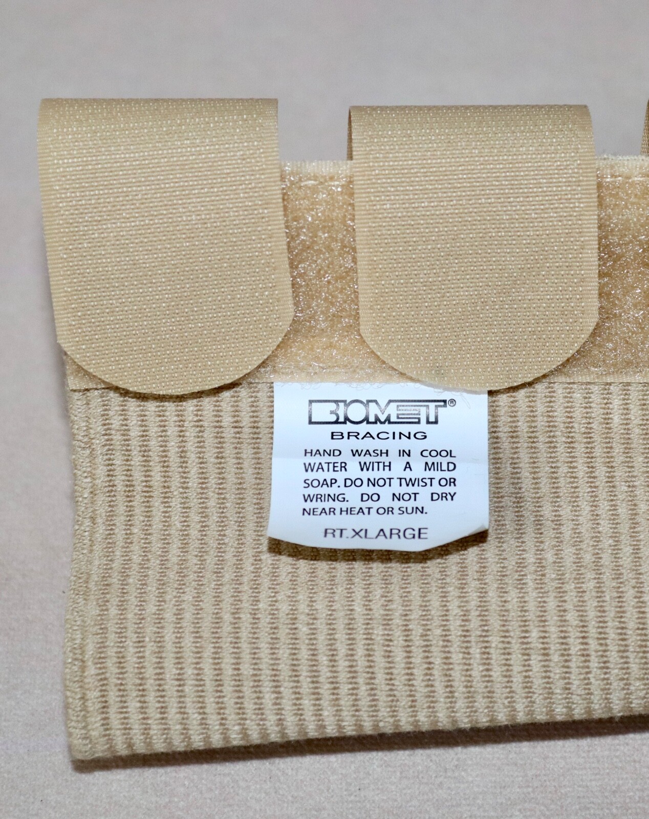 Biomet Bracing Elasto Fit Wrist Support ~ Adult Right XLarge ~ Beige #204116 NEW