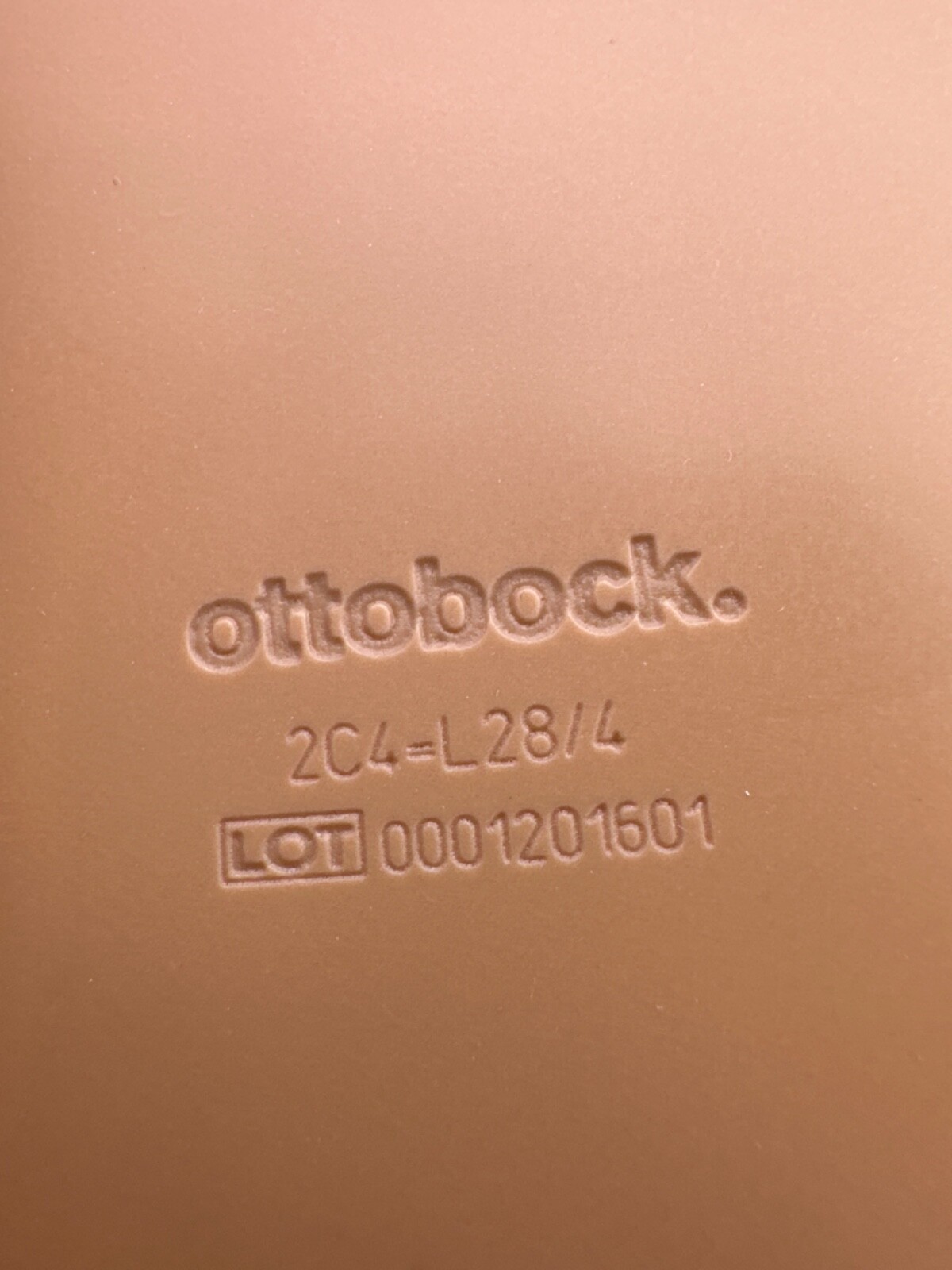 OTTOBOCK Otto Bock cwalk c-walk 1c40 prosthetic foot. Sz 28. Max wt 220 left