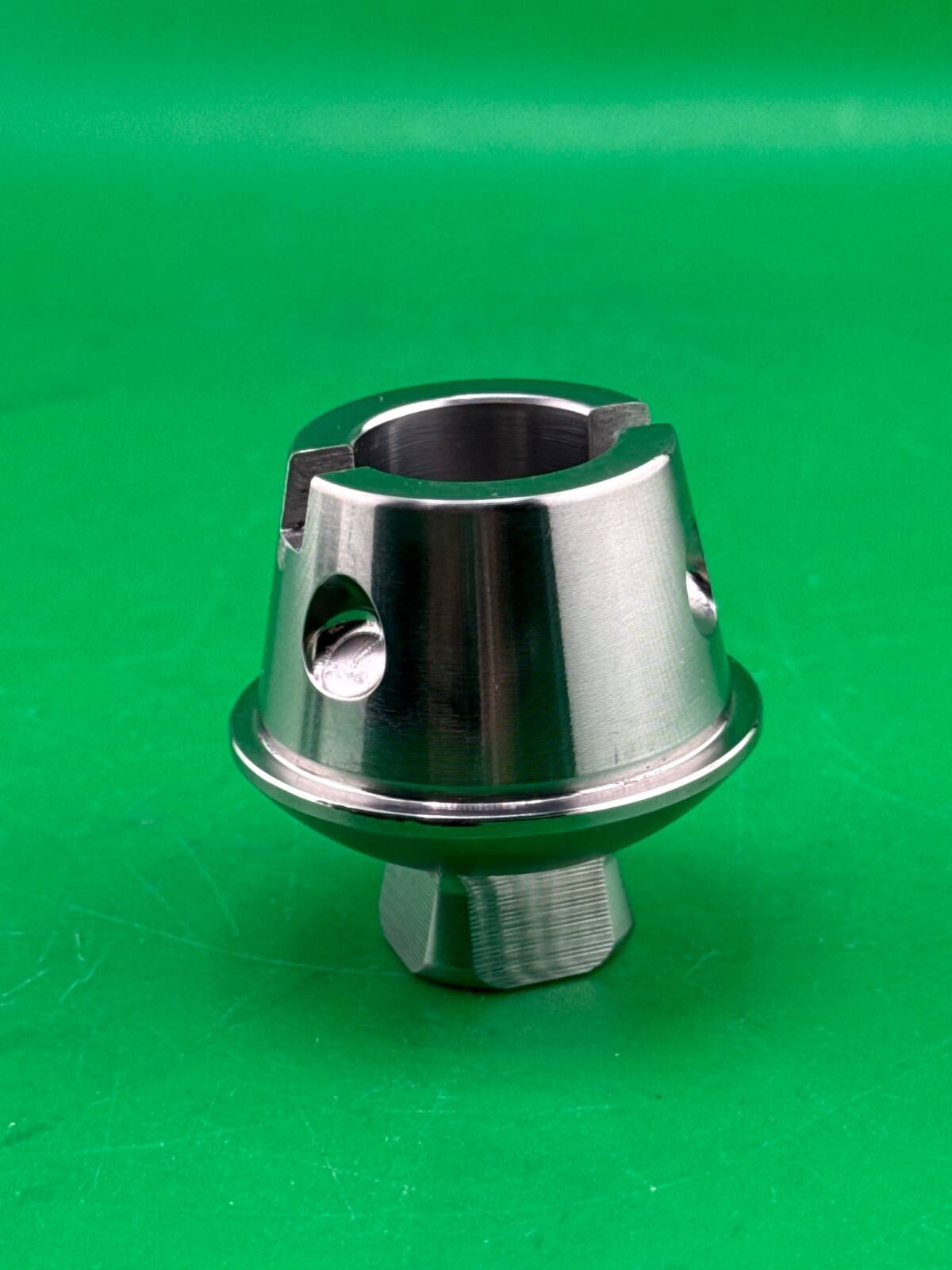 Prosthetic quick change release male pyramid insert. Male pyramid insert only