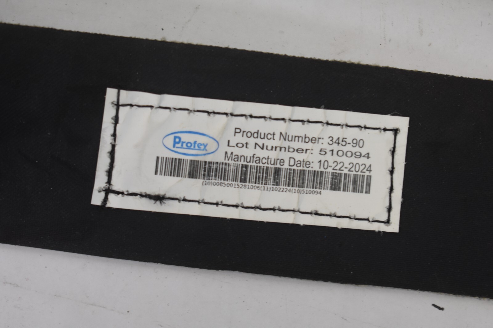 Profex 345-90 Body & Leg & Restraint Strap 2″ x 108″ Replacement USED Black