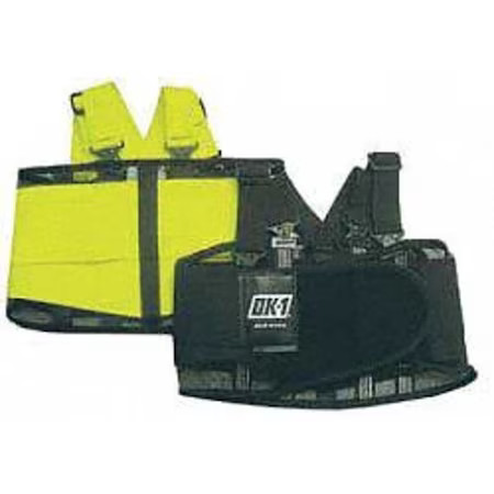 Ok-1 Ok-250S-L Back Support, Black, Elastic, Mesh, L