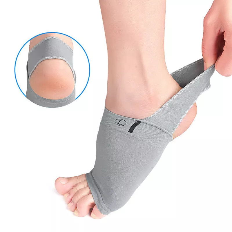 2x Foot Insole Pain Relief Plantar Fasciitis Gel Pads Arch Support Shoes Insert