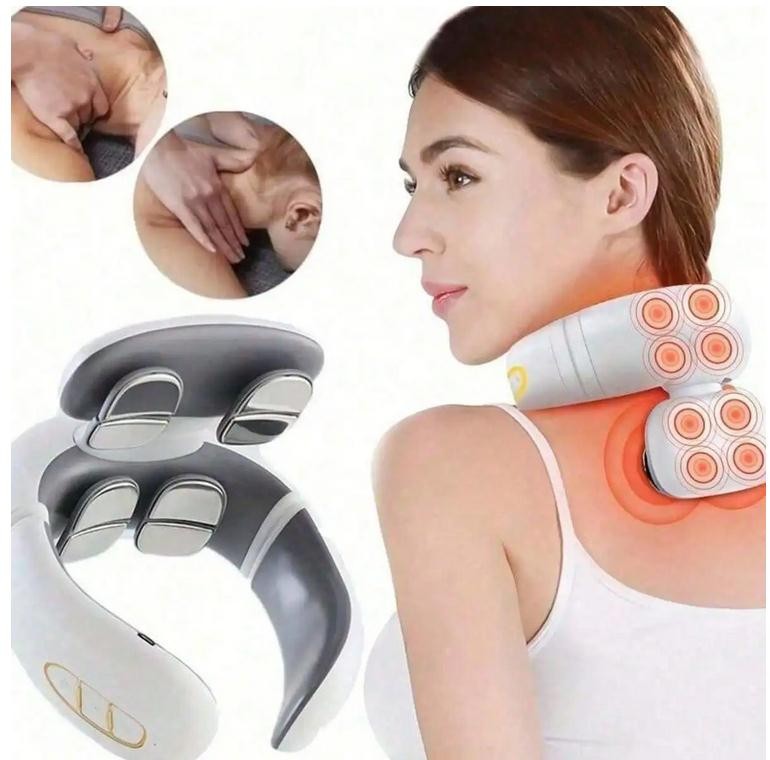 Electric Cervical Spine Massager 6 Models 9 Gears Neck Shoulder Massage Relaxati