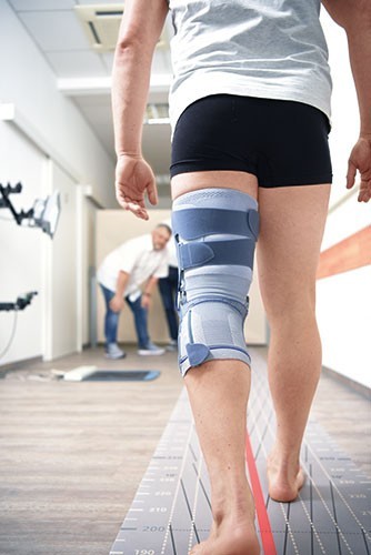 Bauerfeind Softec Genu Size 6 Right Knee Joint Brace Patella Support Sleeve