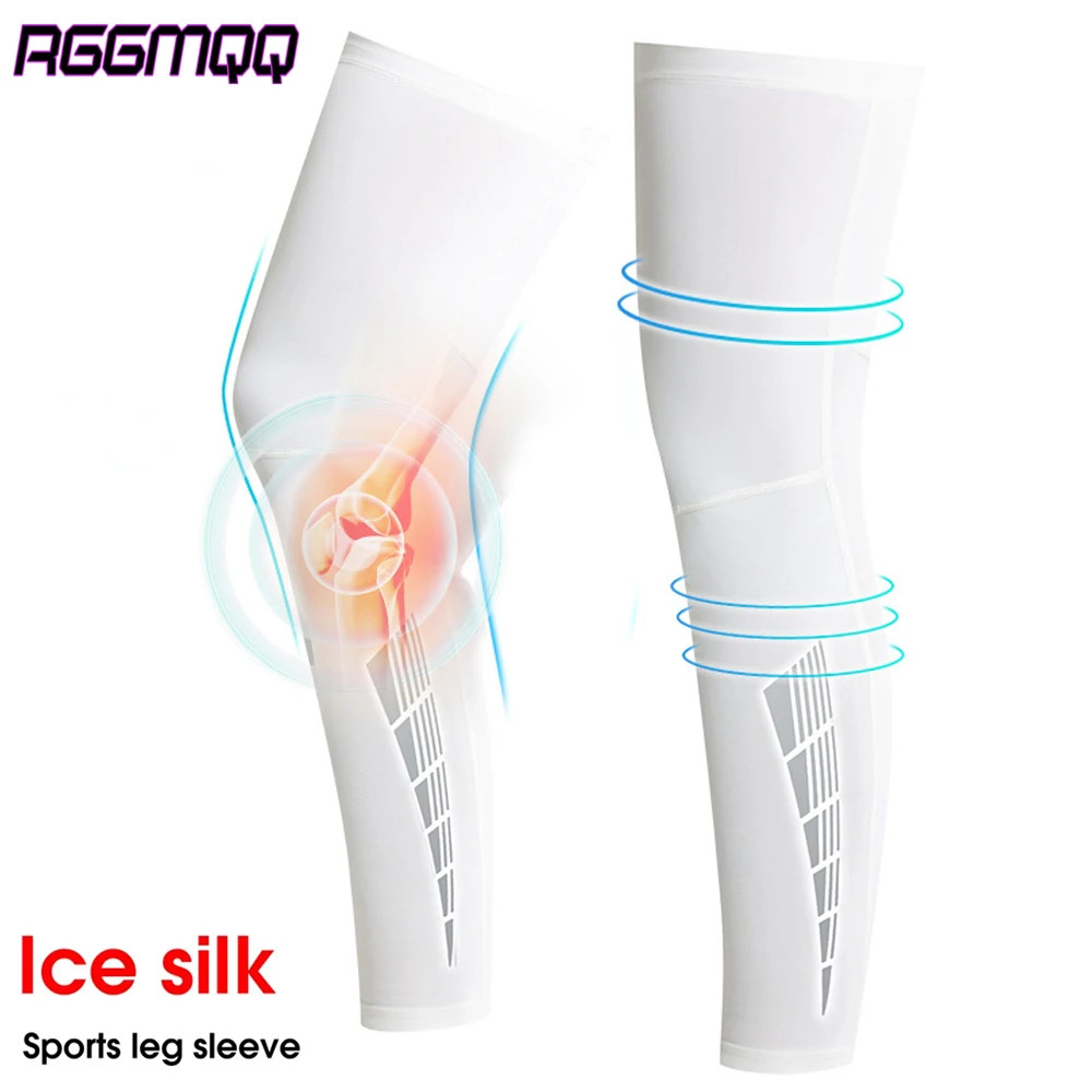 1Pair Compression Leg Sleeves – Full Legs Compression Sleeve for Men & Women, UV
