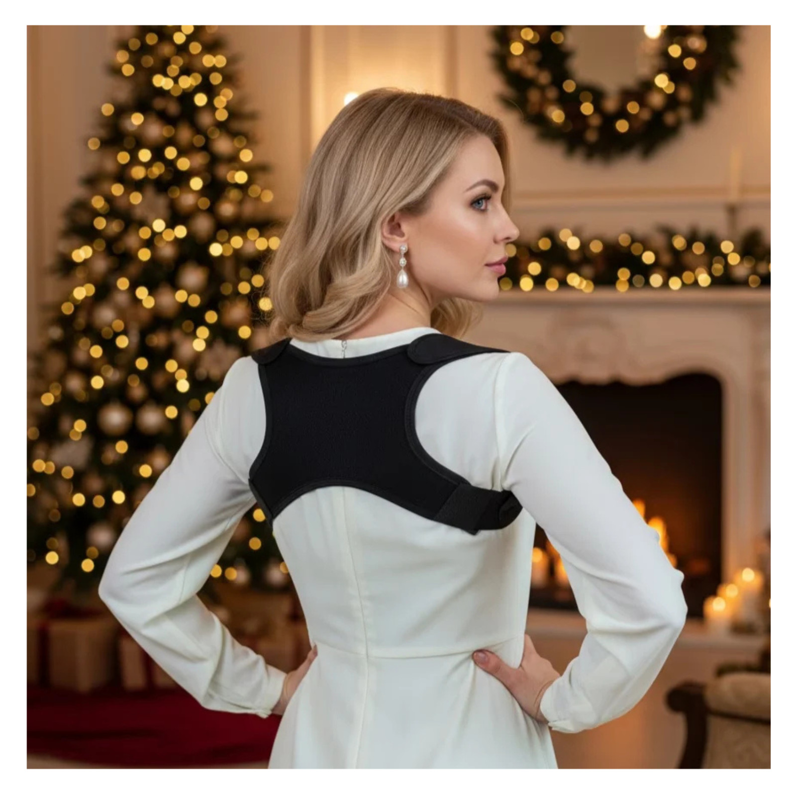 Adjustable Posture Corrector Back Brace Shoulder Support Pain Relief Spine Brace