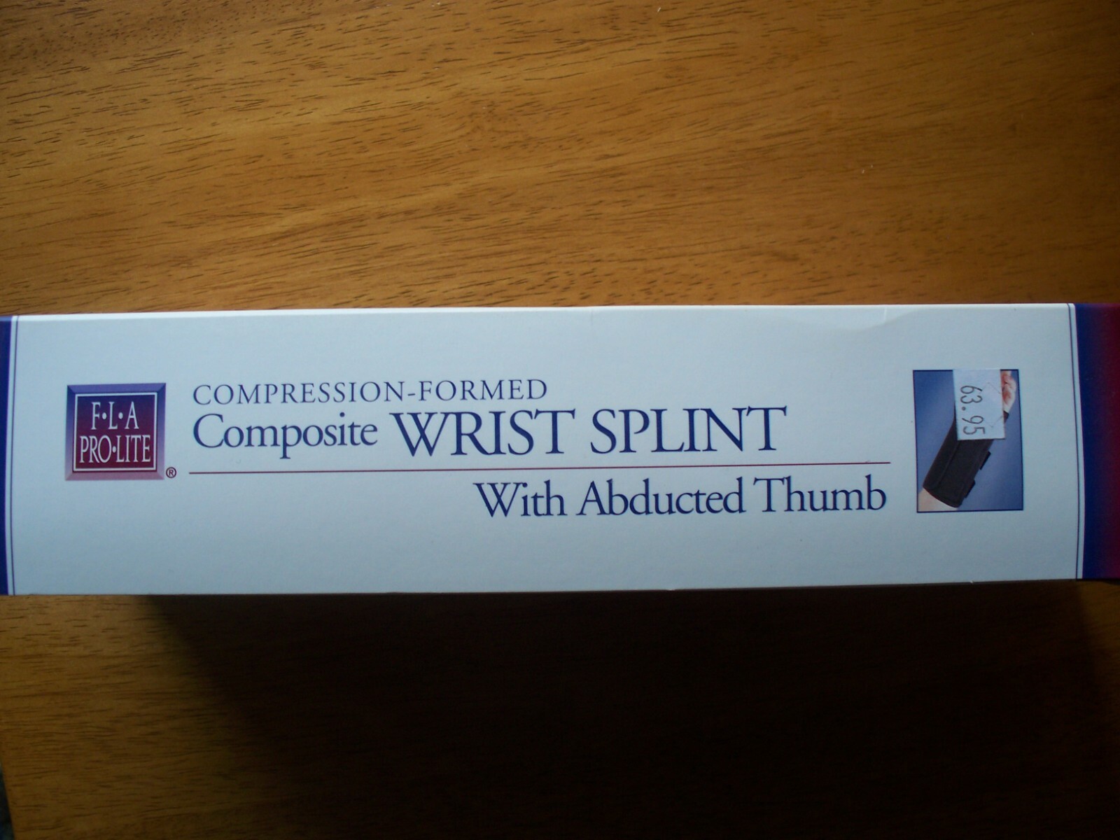 Fla Orthopedics, Composite Wrist Splint w/ Abducted Thumb, Left, XL, New in Pkg